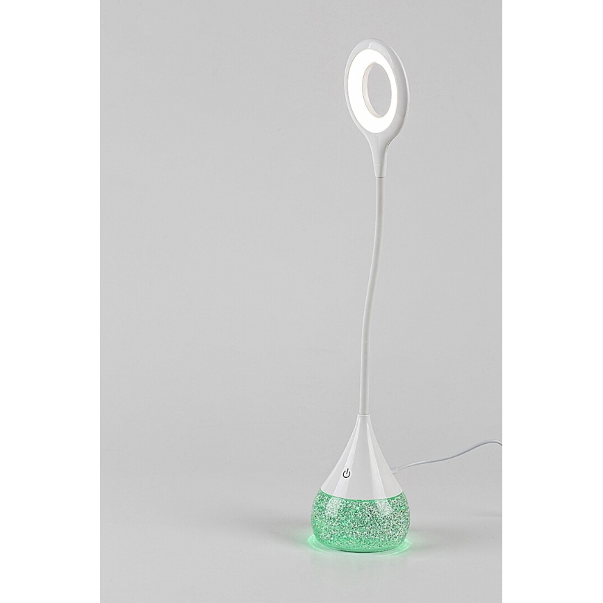 Rabalux - Dimmbare Tischleuchte (LED RGB) LED/4W/230V weiß