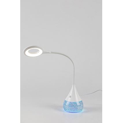 Rabalux - Dimmbare Tischleuchte (LED RGB) LED/4W/230V weiß