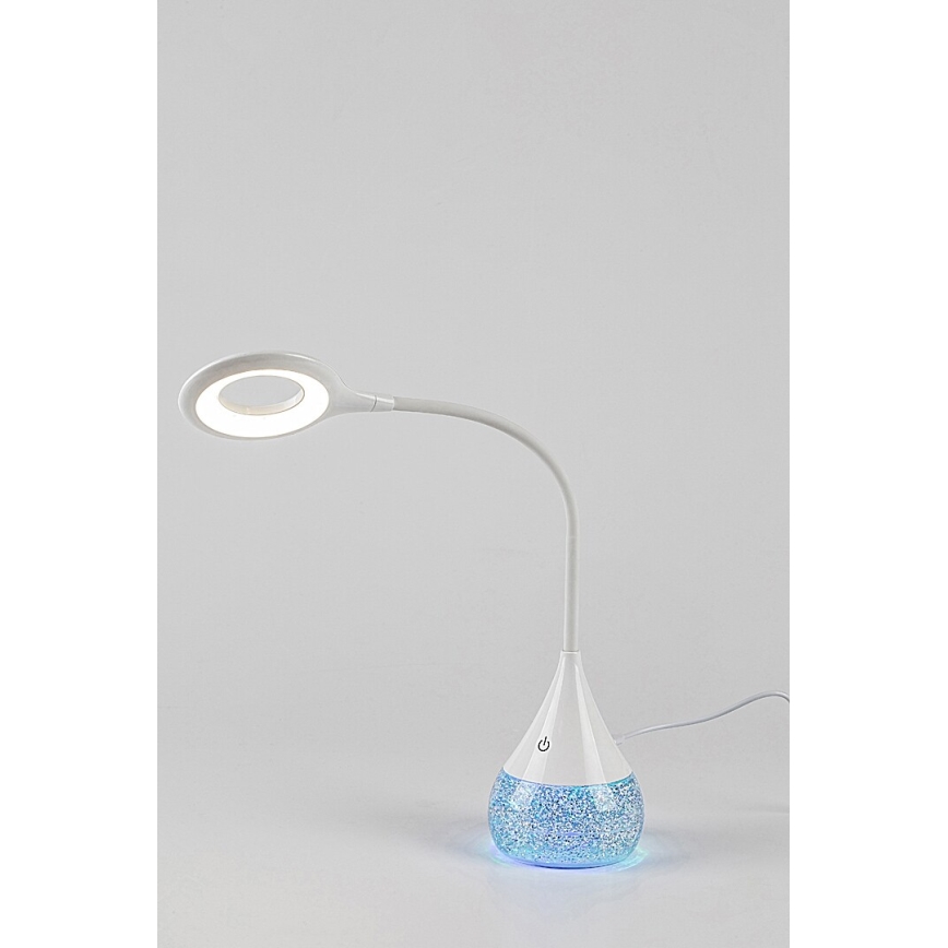 Rabalux - Dimmbare Tischleuchte (LED RGB) LED/4W/230V weiß