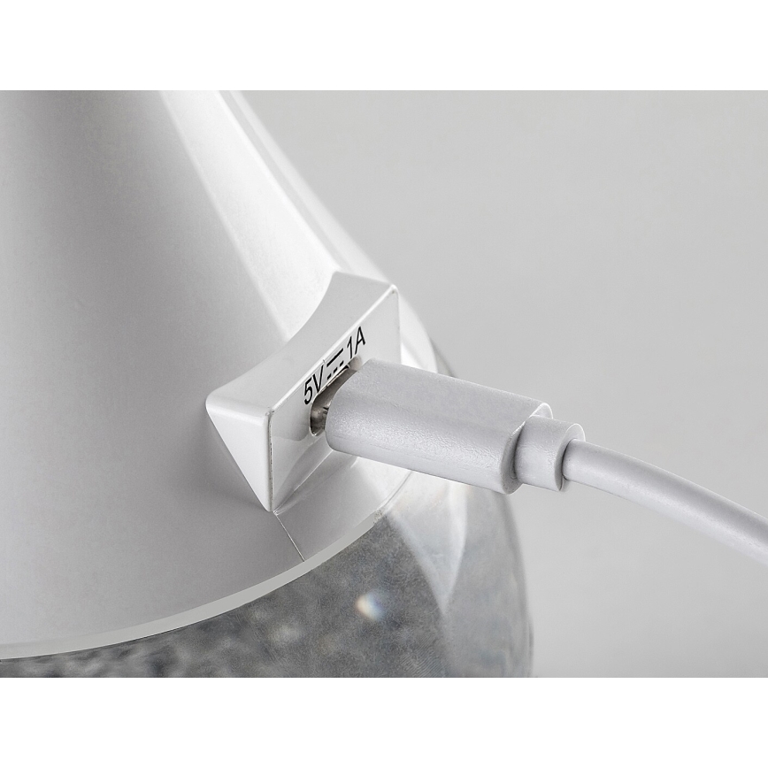 Rabalux - Dimmbare Tischleuchte (LED RGB) LED/4W/230V weiß