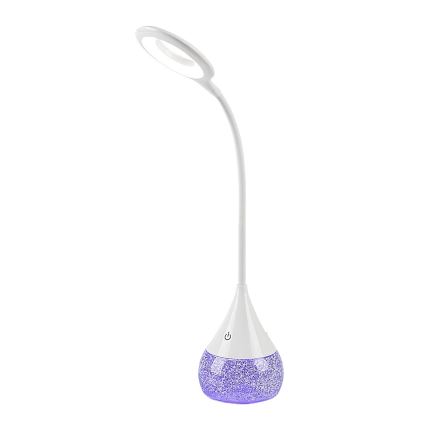 Rabalux - Dimmbare Tischleuchte (LED RGB) LED/4W/230V weiß