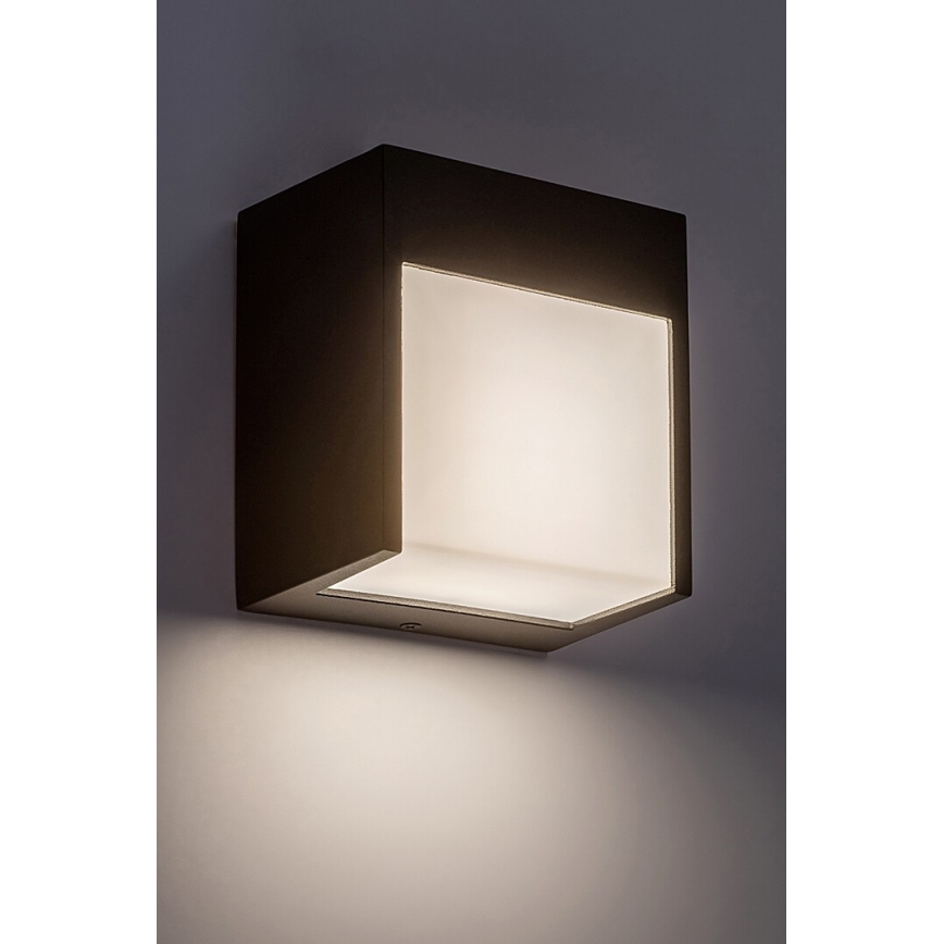 Rabalux - LED Auβen-Wandbeleuchtung LED/12W/230V schwarz IP54