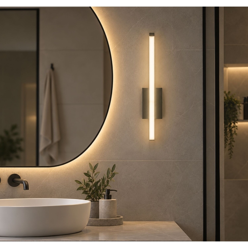 Rabalux - LED Badezimmer-Wandleuchte LED/10W/230V 4000K IP44 anthrazit