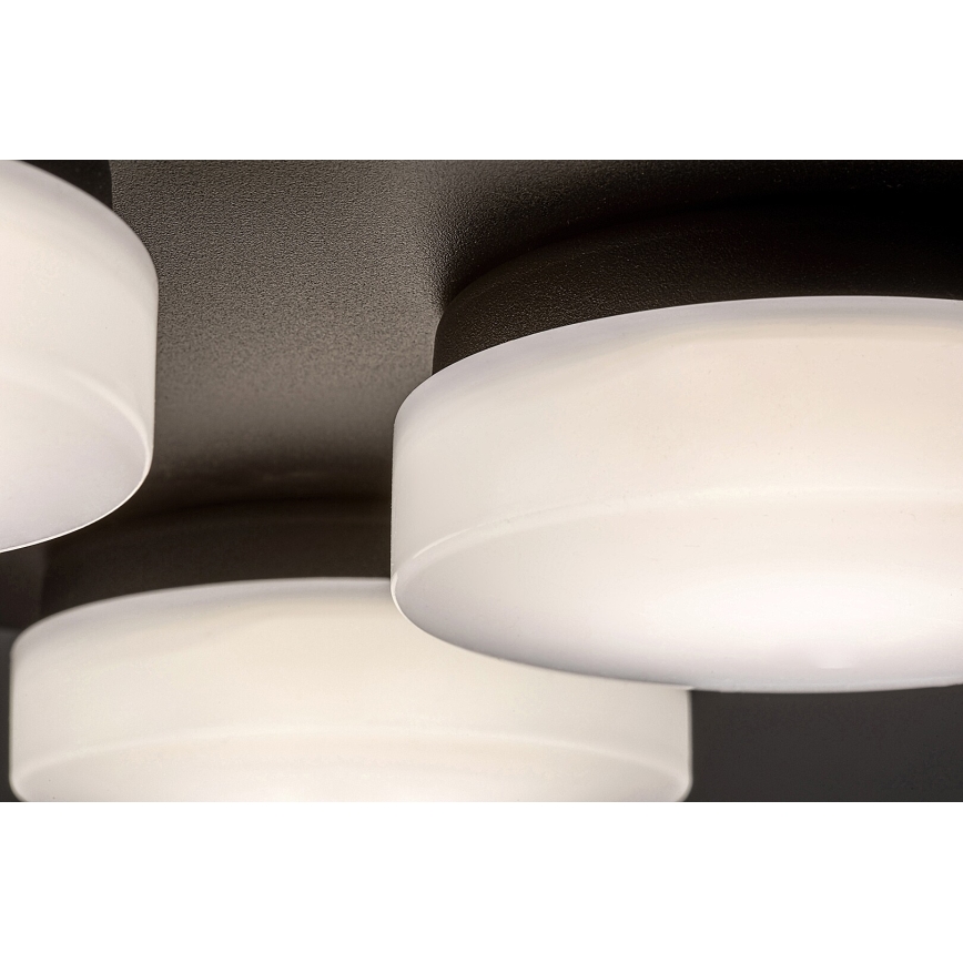 Rabalux - LED-Deckenleuchte für das Badezimmer 4xLED/5,2W/230V IP44 schwarz