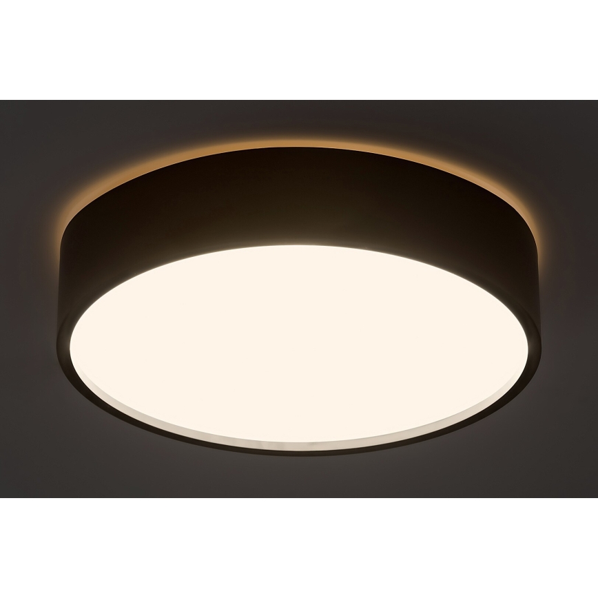 Rabalux - LED Deckenleuchte mit Sensor LED/19W/230V IP44 4000K Ø 28,5 cm Schwarz