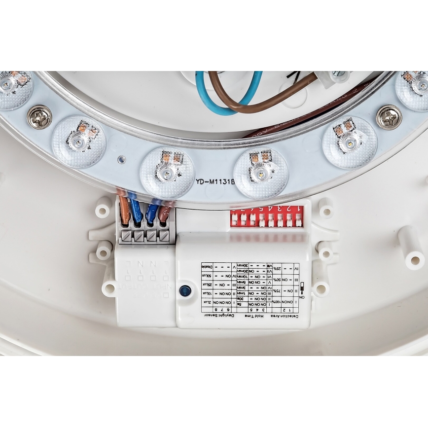 Rabalux - LED Deckenleuchte mit Sensor LED/19W/230V IP44 4000K Ø 28,5 cm Weiß