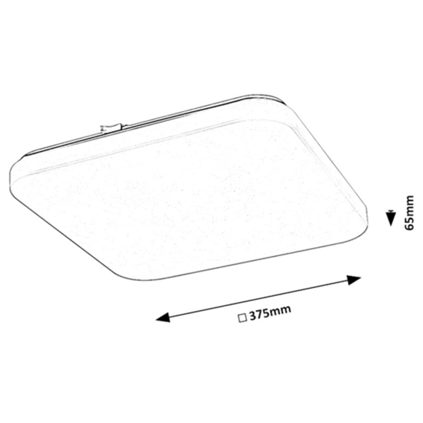 Rabalux - LED Deckenleuchte mit Sensor LED/24W/230V 4000K 37x37cm