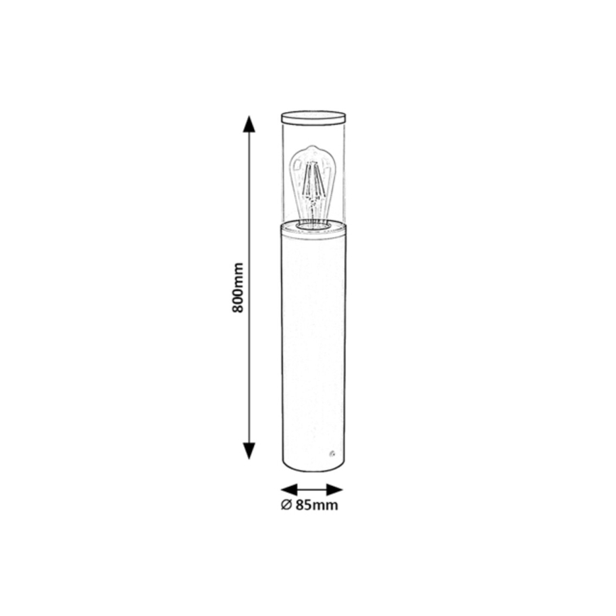 Rabalux - Außenlampe 1xE27/60W/230V IP44