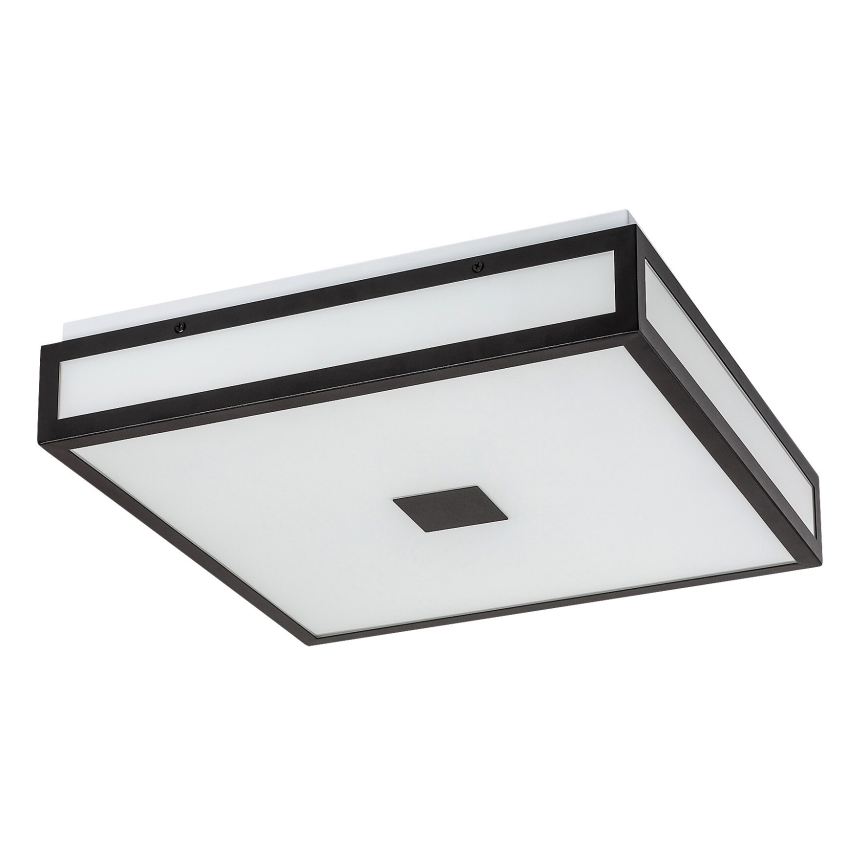 Rabalux - LED Badezimmer-Deckenleuchte LED/18W/230V IP44 schwarz 30x30 cm