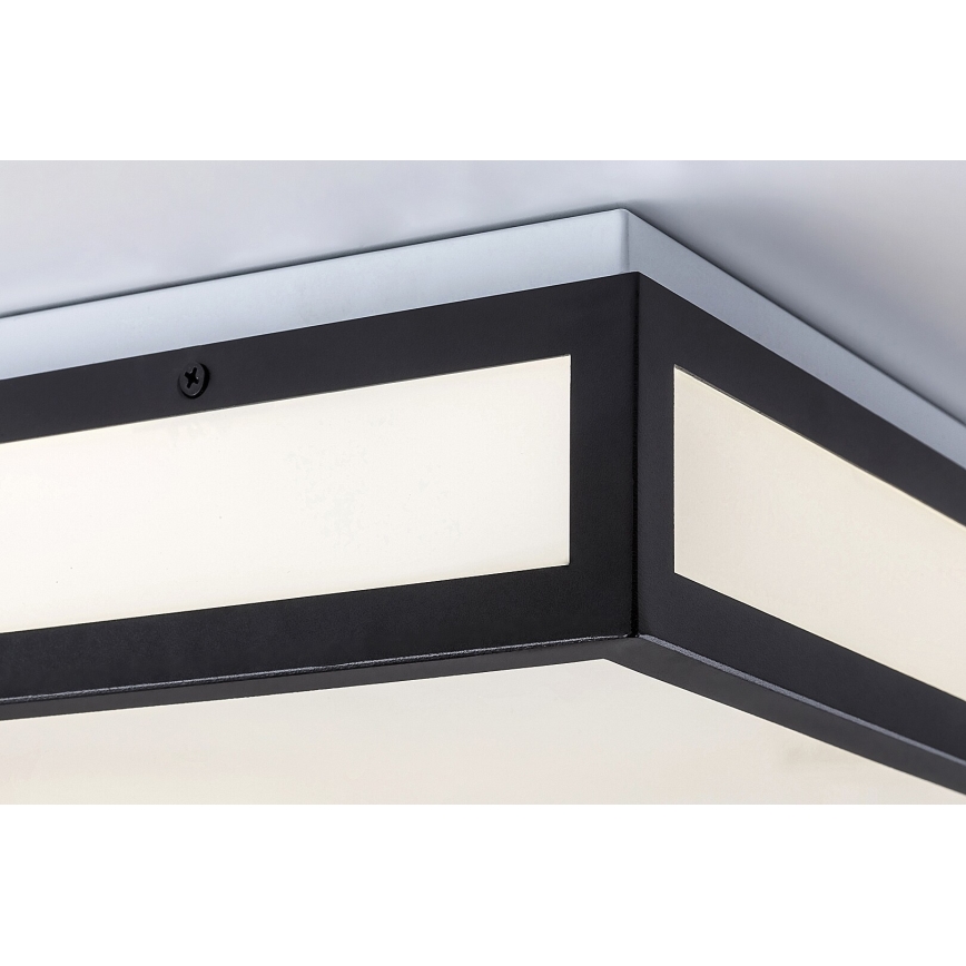 Rabalux - LED Badezimmer-Deckenleuchte LED/18W/230V IP44 schwarz 30x30 cm