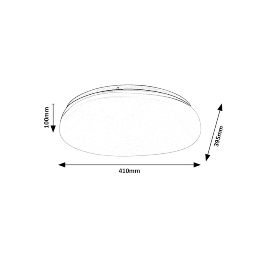Rabalux - LED-Deckenleuchte für das Badezimmer, LED/24W/230V, IP44, Ø 41 cm