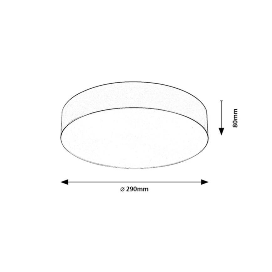 Rabalux - Außen-Deckenleuchte 2x E27/9W/230V, Ø 29 cm, IP43, Beige