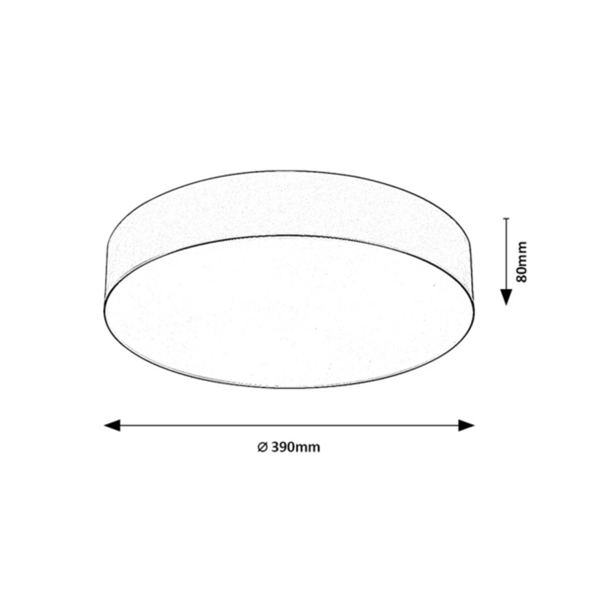 Rabalux - Außen-Deckenleuchte 3xE27/9W/230V Ø 39 cm IP43 beige