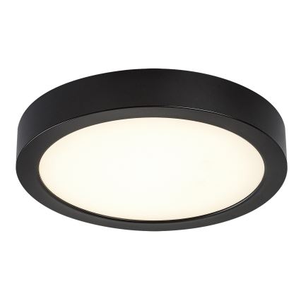 Rabalux - LED-Badezimmer-Deckenleuchte, LED/24 W/230 V, Ø 22 cm, IP44, schwarz