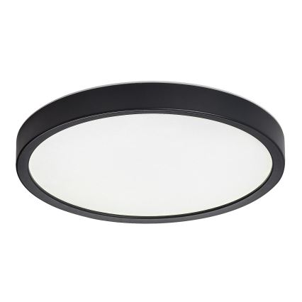 Rabalux - LED-Deckenleuchte für Badezimmer LED/18W/230V 3000/4000/6000K Ø 29 cm IP44 schwarz