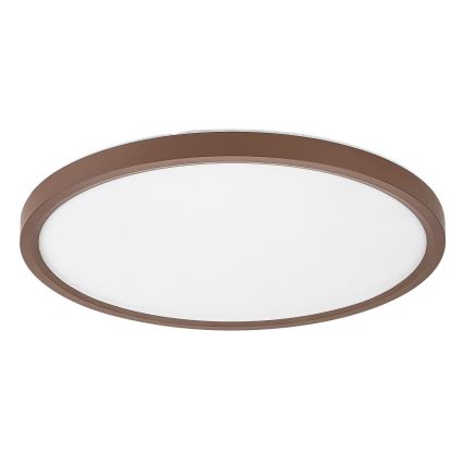 Rabalux - LED-Deckenleuchte für Badezimmer, 24W, 230V, 3000/4000/6000K, Ø 40 cm, IP44, braun