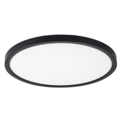 Rabalux - LED-Deckenleuchte für Badezimmer LED/24W/230V 3000/4000/6000K Ø 40 cm IP44 schwarz