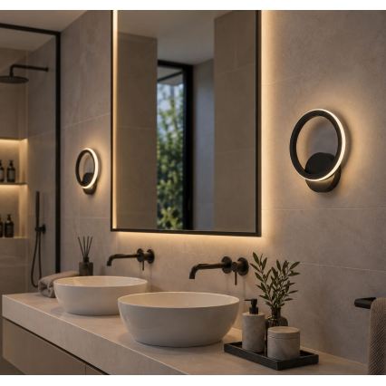 Rabalux - LED Badezimmer-Wandleuchte LED/8W/230V IP44 anthrazit