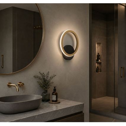 Rabalux - LED Badezimmer-Wandleuchte LED/8W/230V IP44 gold