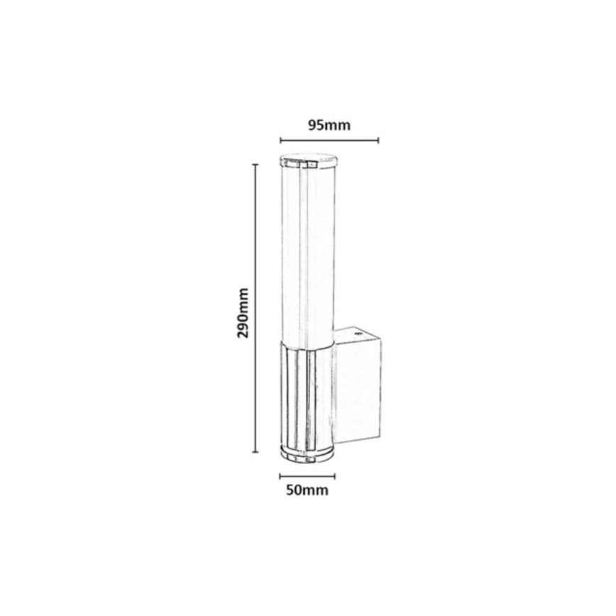 Rabalux - LED Badezimmer-Wandleuchte LED/6W/230V IP44 glänzender Chrom