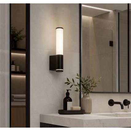 Rabalux - LED Badezimmer-Wandleuchte LED/6W/230V IP44 schwarz