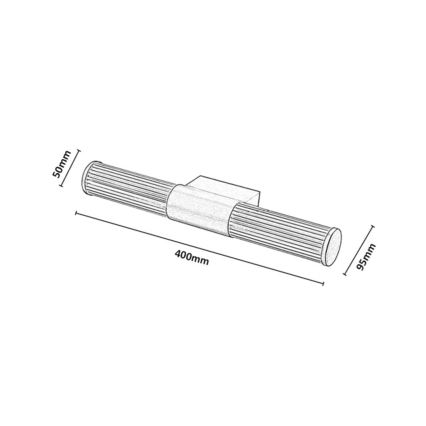 Rabalux - LED-Spiegelleuchte für das Badezimmer LED/8W/230V IP44 40 cm goldfarben