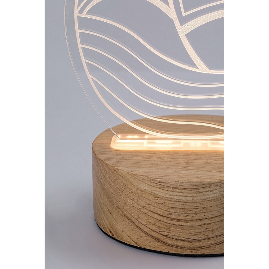 Rabalux - LED Kinder-Schreibtischlampe LED/2W/5V 3000K Schiff Buche