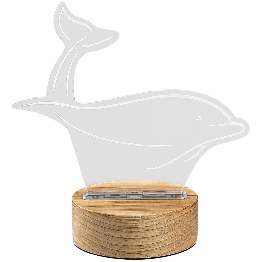 Rabalux - LED Kinder-Schreibtischlampe LED/2W/5V 3000K Delfin Buche