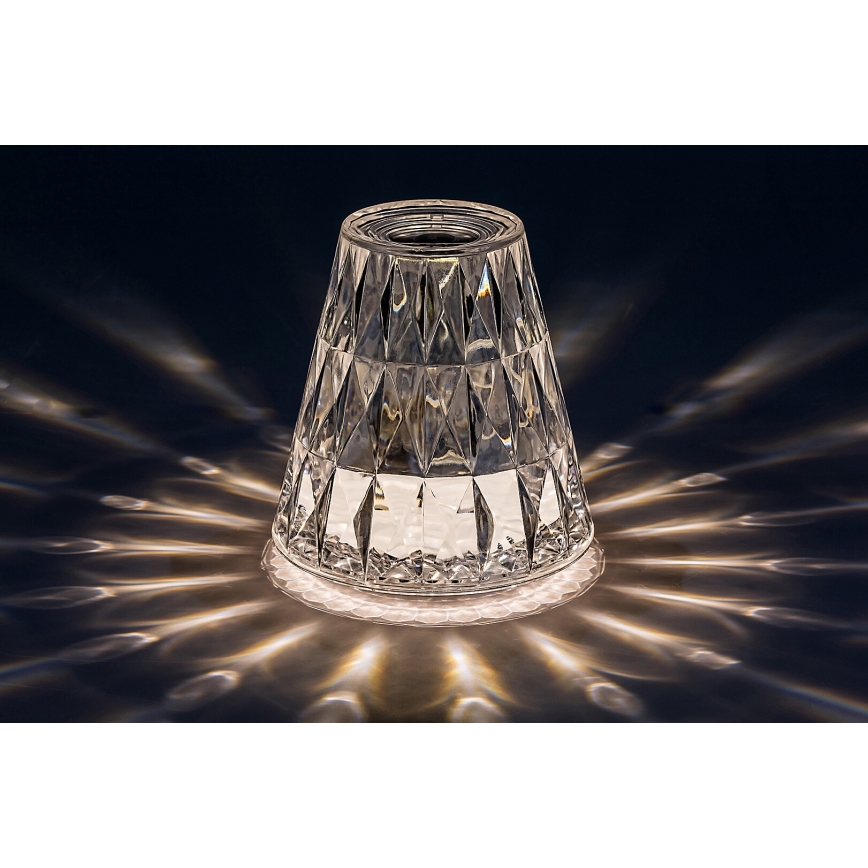 Rabalux - LED RGB Dimmbare, aufladbare Tischleuchte LED/2W/5V 3000K