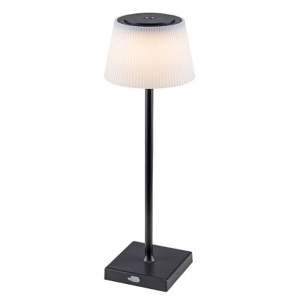 Rabalux - Dimmbare und aufladbare LED-Tischleuchte LED/4W/3,7V 1800 mAh 3000-5000K IP44 schwarz