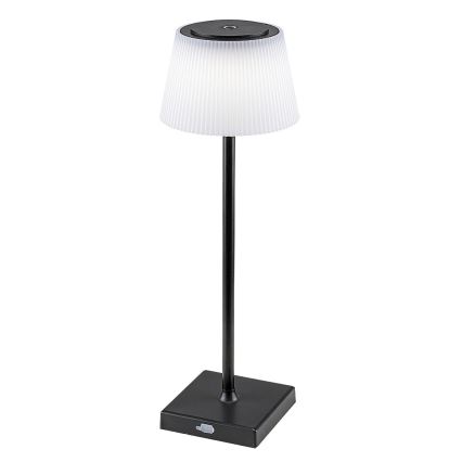 Rabalux - Dimmbare und aufladbare LED-Tischleuchte LED/4W/3,7V 1800 mAh 3000-5000K IP44 schwarz