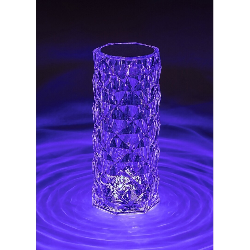 Rabalux 76015 - Dimmbare aufladbare LED-RGB-Tischleuchte SIGGY LED/1,5W/3,7V 800 mAh