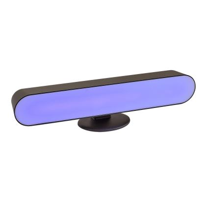 Rabalux - LED RGB dimmbare Tischlampe LED/3W/5V schwarz + Fernbedienung