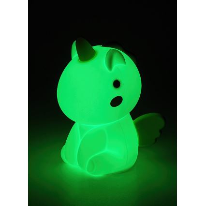 Rabalux - Kleine dimm- und aufladbare LED-RGB-Kinderleuchte mit Touch-Steuerung LED/0,45W/5V