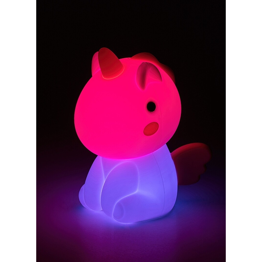 Rabalux - Kleine dimm- und aufladbare LED-RGB-Kinderleuchte mit Touch-Steuerung LED/0,45W/5V