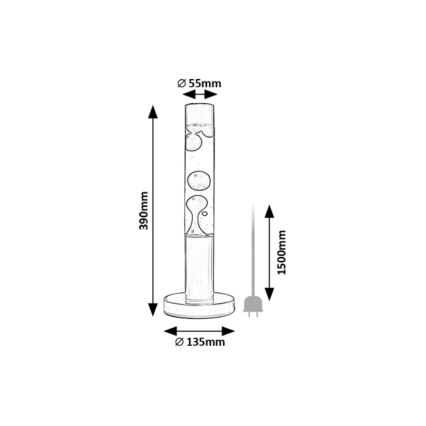 Rabalux - LED-Lavalampe LED/25W/230V