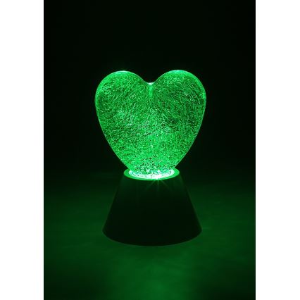 Rabalux - LED RGB Dekorative Herzlampe LED/0,8W/3xAA