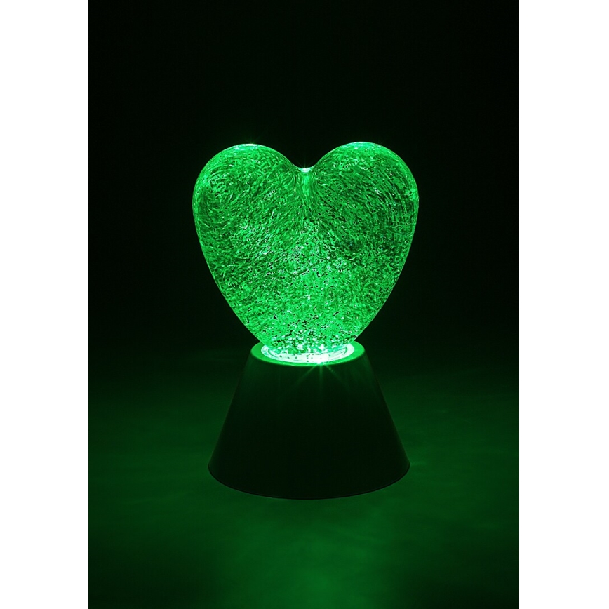Rabalux - LED RGB Dekorative Herzlampe LED/0,8W/3xAA
