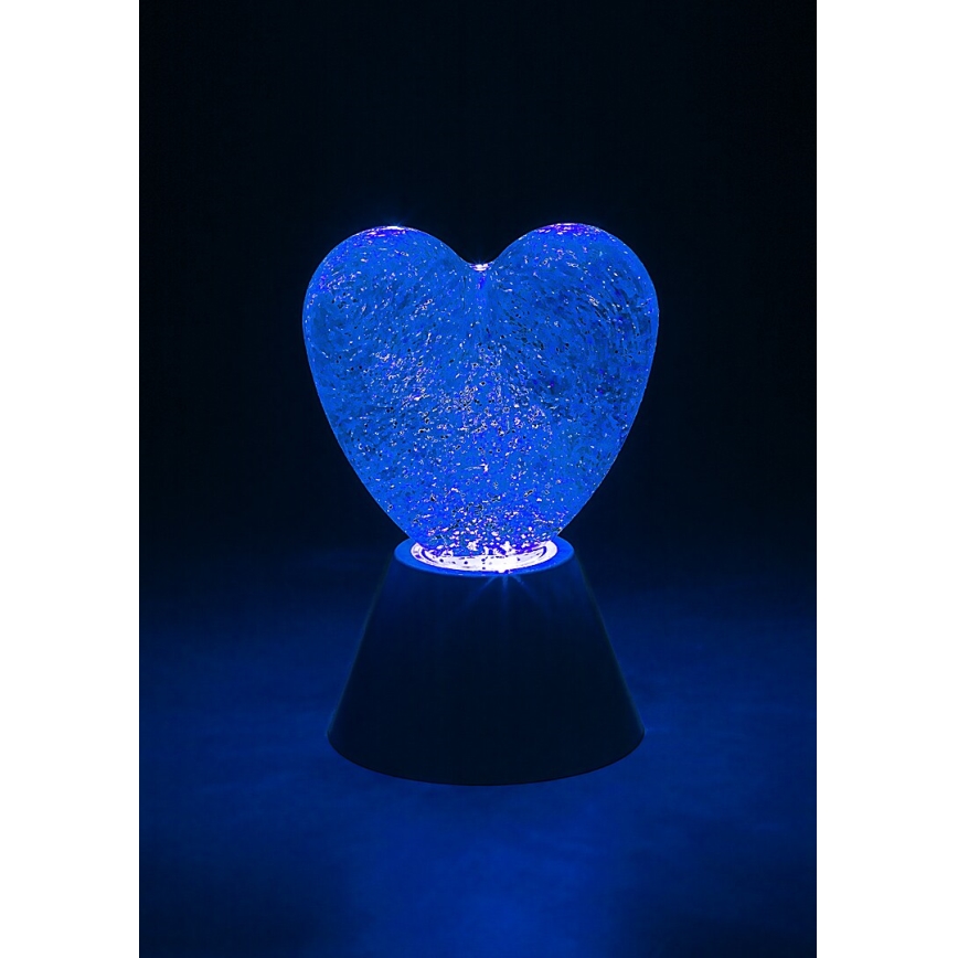 Rabalux - LED RGB Dekorative Herzlampe LED/0,8W/3xAA