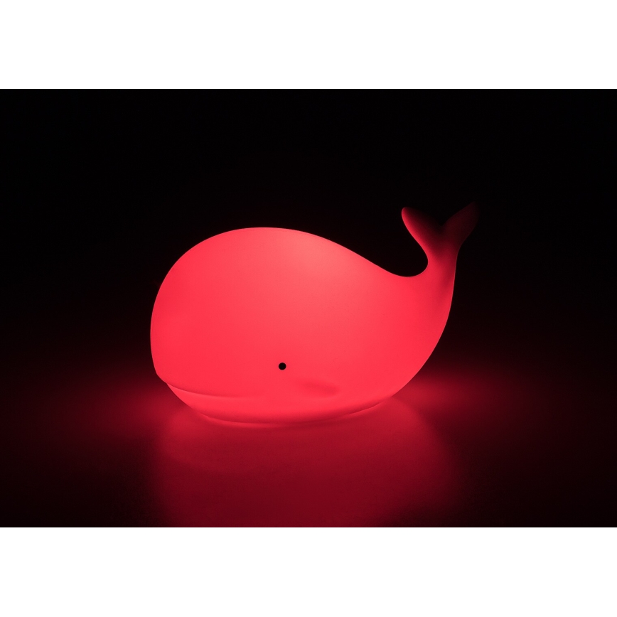 Rabalux - RGB-LED-Touch-Nachtlicht LED/0,05W/1xCR2032 Wal
