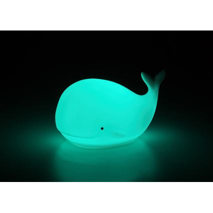 Rabalux - RGB-LED-Touch-Nachtlicht LED/0,05W/1xCR2032 Wal