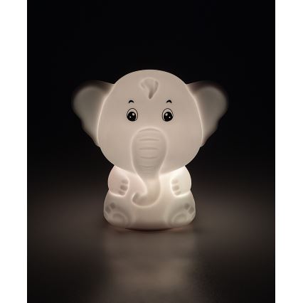Rabalux - RGB-LED-Touch-Nachtlicht LED/0,05W/1xCR2032 Elefant