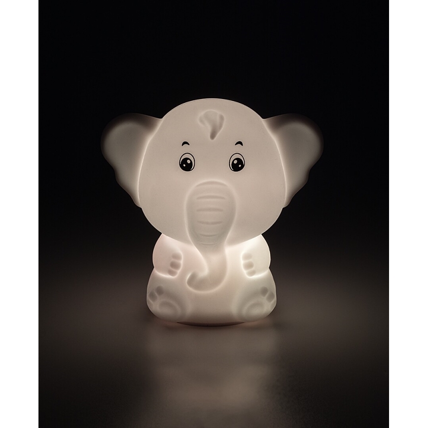 Rabalux - RGB-LED-Touch-Nachtlicht LED/0,05W/1xCR2032 Elefant