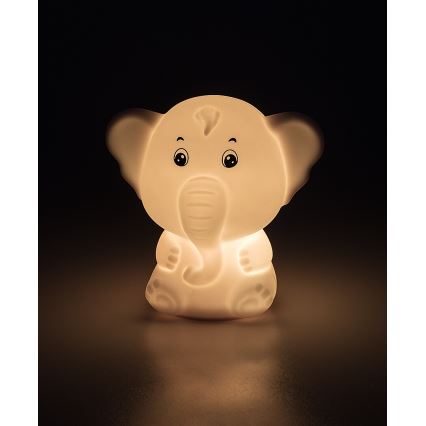 Rabalux - RGB-LED-Touch-Nachtlicht LED/0,05W/1xCR2032 Elefant