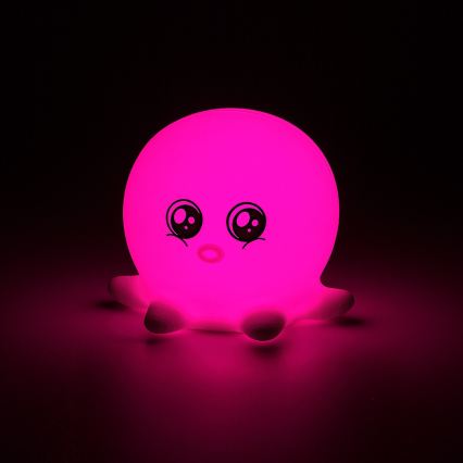 Rabalux - LED RGB Touch-Nachtlicht LED/0,05W/1xCR2032 Oktopus