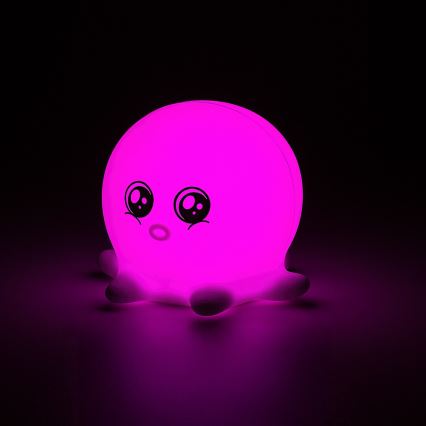Rabalux - LED RGB Touch-Nachtlicht LED/0,05W/1xCR2032 Oktopus