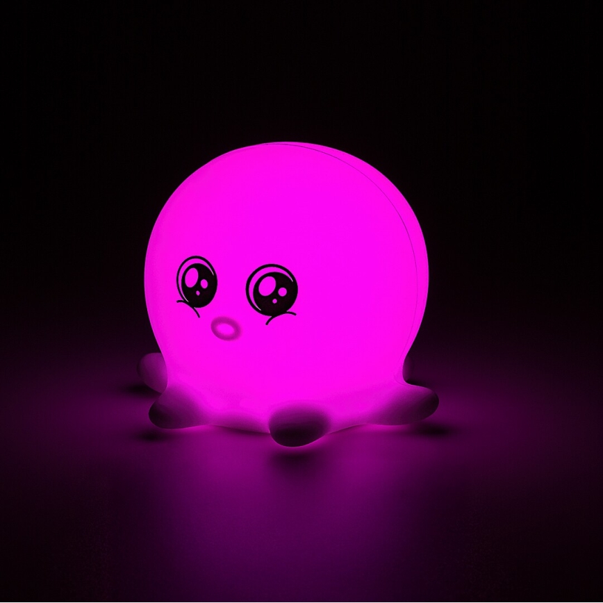 Rabalux - LED RGB Touch-Nachtlicht LED/0,05W/1xCR2032 Oktopus