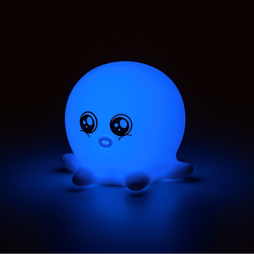 Rabalux - LED RGB Touch-Nachtlicht LED/0,05W/1xCR2032 Oktopus