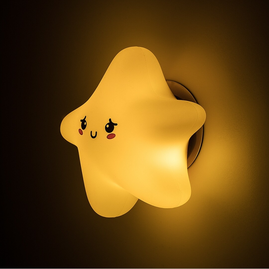 Rabalux - Dimmbares, wiederaufladbares Touch-LED-Nachtlicht für Kinder, LED/2,7W/5V, 200 mAh, Stern