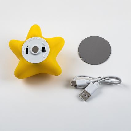 Rabalux - Dimmbares, wiederaufladbares Touch-LED-Nachtlicht für Kinder, LED/2,7W/5V, 200 mAh, Stern